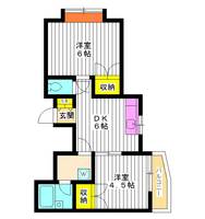 東京都練馬区小竹町2(アパート)の賃貸物件の間取り