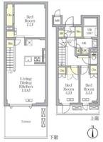アジールコート都立大学の間取り