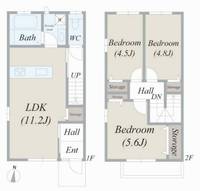 物件の間取り画像