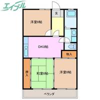 糸与ビルの間取り