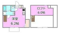 千葉県千葉市中央区道場南1(アパート)の賃貸物件の間取り
