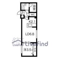 グランヴェール月寒中央の間取り