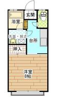 ホープハイツB棟の間取り