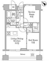 ユニコーンバリー恵比寿の間取り
