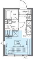 東京都足立区千住宮元町(マンション)の賃貸物件の間取り