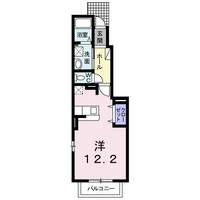 栃木県小山市東城南5(アパート)の賃貸物件の間取り