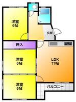 ルグラン山手の間取り