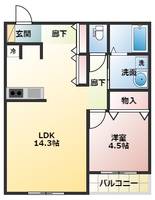 物件の間取り画像