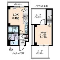 東京都目黒区東山3(マンション)の賃貸物件の間取り