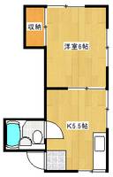 徳常コーポの間取り