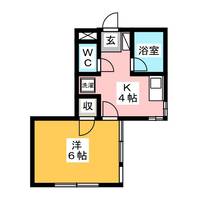 大成パレス下依知の間取り