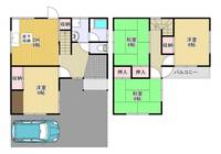 奈良県奈良市北永井町(一戸建)の賃貸物件の間取り