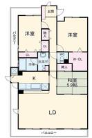 エルグランデ刈谷イーストウイングの間取り