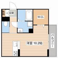 滋賀県彦根市里根町(アパート)の賃貸物件の間取り