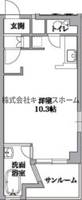 大阪府大阪市北区南扇町(マンション)の賃貸物件の間取り