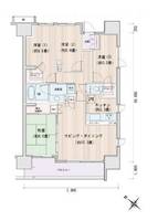 東京都江東区豊洲3(マンション)の賃貸物件の間取り