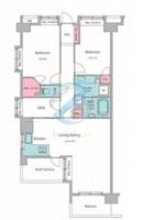 東京都江戸川区南葛西3(マンション)の賃貸物件の間取り
