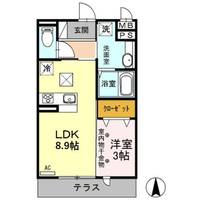 ラ・サンテ Aの間取り