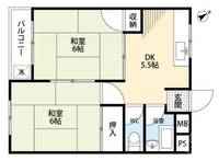 千里七尾マンションの間取り