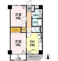 東京都国分寺市光町1(マンション)の賃貸物件の間取り