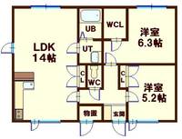 物件の間取り画像