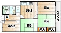 サンシティ三萩野の間取り