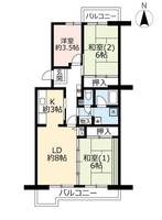 UR横尾の間取り