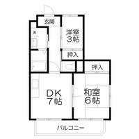 宮城県仙台市青葉区高松3(マンション)の賃貸物件の間取り