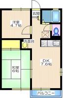 シティハイム アベニューの間取り