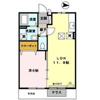 メゾン・グランドールFUJIWARA A棟の間取り