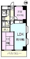 東京都中央区湊1(マンション)の賃貸物件の間取り