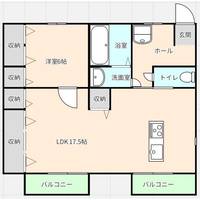 グリーンコートABの間取り