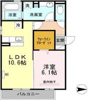 D-roomプエルトの間取り