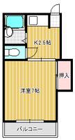 ファミール西所沢の間取り