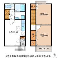 岐阜県可児市今渡(一戸建)の賃貸物件の間取り
