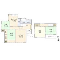 栃木県宇都宮市鶴田町(一戸建)の賃貸物件の間取り