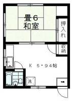 ルックハイツ鶴岡の間取り