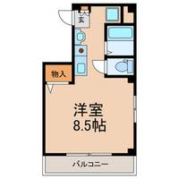 千葉県船橋市本町7(マンション)の賃貸物件の間取り