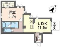 東京都目黒区上目黒2(マンション)の賃貸物件の間取り