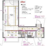 東京都港区元麻布3(マンション)の賃貸物件の間取り
