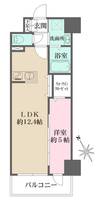 N flats横浜関内IIの間取り