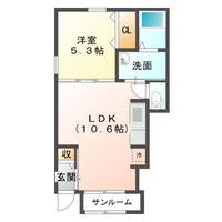 クラール西原の間取り