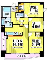 物件の間取り画像