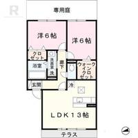 大阪府四條畷市大字清瀧(アパート)の賃貸物件の間取り