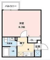 東京都荒川区南千住2(アパート)の賃貸物件の間取り