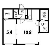 ALPHA中島公園の間取り