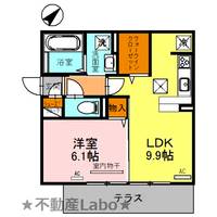 徳島県板野郡松茂町笹木野字八北開拓(アパート)の賃貸物件の間取り