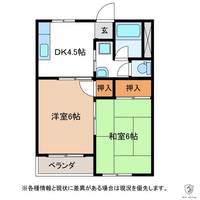 ひつじやハイツB棟の間取り