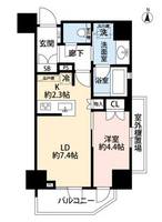 オープンレジデンシア錦糸町 903号室の間取り