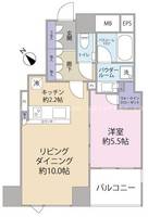 シティハウス月島駅前エアーズコートの間取り